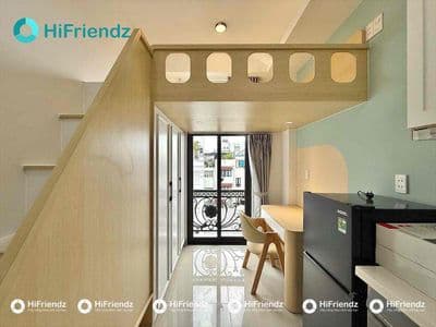 Duplex full nội thất ban công đi bộ qua iuh cơ sở 3