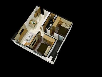 Topaz Home 2PN – có nội thất – 7 triệu/tháng