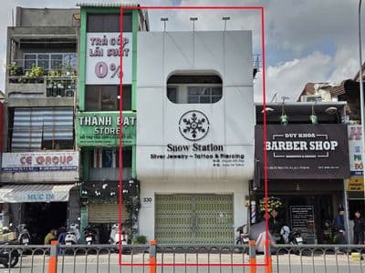 4,5mx9m Mặt tiền số 330 Lý Thái Tổ, p.Bàn Cờ Đối diện chợ Hồ Thị Kỷ