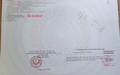 Tđc Hoà Liên 4 - Liên Chiểu - Đà Nẵng. Đường 5,5m cần bán gấp