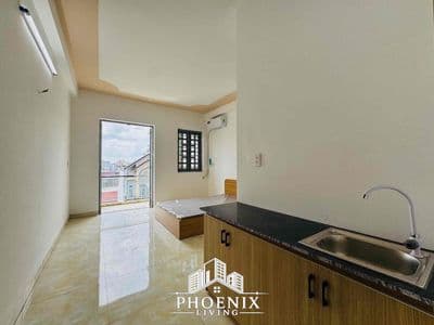 Trống 1 phòng bancol full nội thất - nhà máy bia lê văn khương
