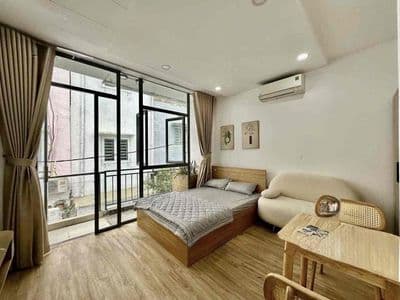 Hot Căn hộ 1 phòng ngủ tách bếp ban công full nội thất