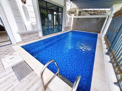 Cho thuê căn Biệt thự Nam thông 300m2, 5PN có hồ bơi ngay Phú mỹ hưng