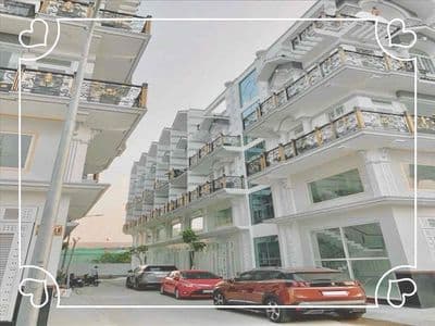 GÓC 2MT - Mặt tiền Ốp Kính Siêu sang - KDC BIỆT LẬP