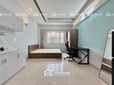 Phòng studio rộng cửa sổ trời full nội thất - huỳnh văn bánh