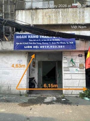 ngân hàng thanh lý tài sản: căn hộ chung cư mặt tiền Trần Hữu Trang