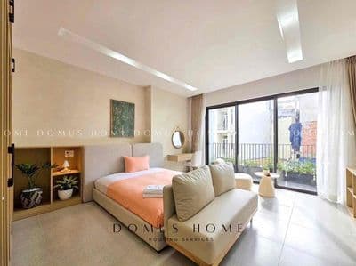 Căn hộ nằm gần chợ phạm văn bạch_đại học văn hiến_huflit_ban công