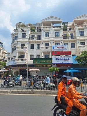Cho thuê nhà CityLand MT Nguyễn Văn Lượng Gò Vấp, 5x20m, trệt 4L, 7P