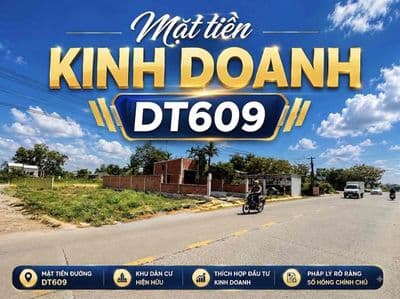 Mặt tiền kinh doanh dt609 – kết nối thẳng bệnh viện bắc quảng nam
