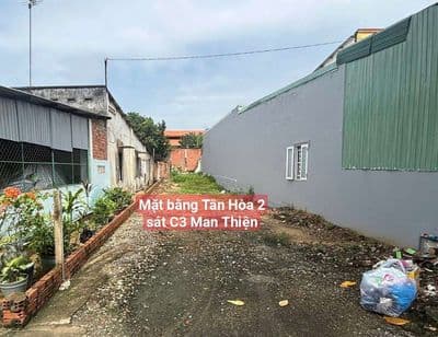 (5tr) Cho thuê mặt bằng Tân Hòa 2 kế C3 Man Thiện | full thổ, ký lâu
