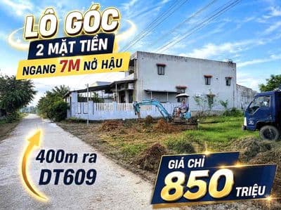 Chính chủ cần tiền bán gấp lô góc ngang 7m nở hậu | 850 triệu