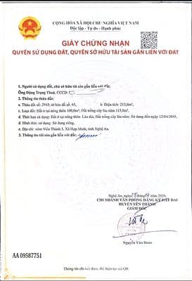 Bán đất mặt tiền đường quốc lộ 7A, cách Diễn Châu 12km, Bảo Thành 3km