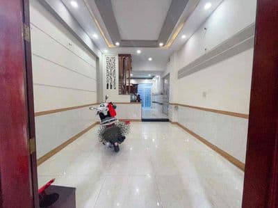Nhà mới đẹp(4x16m) hẻm 8m tô hiệu 4tầng 5pn 4vs
