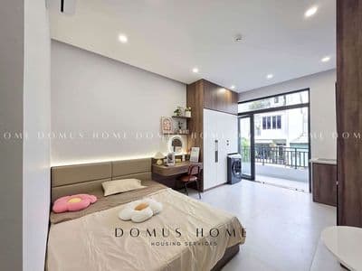 Căn hộ dịch vụ ngay học viện hàng không mới xây 100%_full nội thất