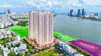 Giá cực hời căn hộ 2pn ngay bên sông hàn chỉ 4.x tỷ sổ lâu dài