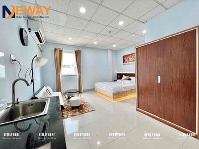 Chdv cao cấp sẵn nội thất cơ bản, nằm gần ngã tư bốn xã, qua vhu 10p