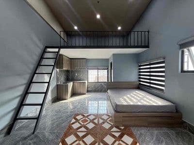 Cho thuê siêu phẩm duplex 50m2 cực rẻ dành cho hssv 4-5 người ở