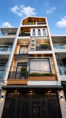 Bán nhà đẹp tân hương, hẻm 8m - ngang hiếm 6m x 14m, 5 tầng, nhỉnh 9