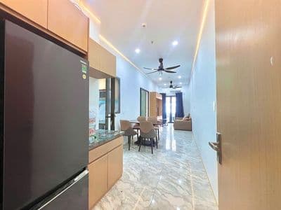 Căn hộ 2 phòng ngủ mới 100% - khu vực hoà xuân