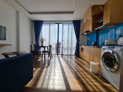 Cho thuê căn hộ 1pn full nội thất có ban công - gần cầu rồng - sơn trà