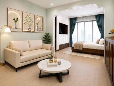 Căn hộ 1 phòng ngủ cao cấp mới xây ngay aeon tân phú - sơn kỳ
