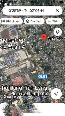 Quỹ đất hiếm gần KCN Mỹ Xuân – Phù hợp đầu tư hoặc phát triển dự án