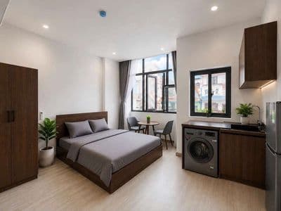 Căn hộ ban công - full nội thất ngay e mart phan huy ích