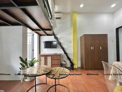 Cho thuê duplex gác cao ngay tô hiến thành quận 10
