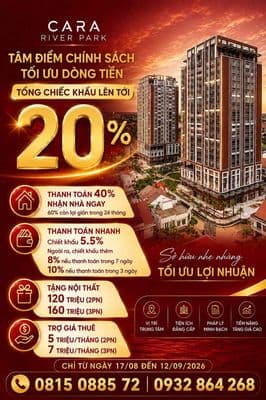 Căn hộ cao cấp sổ sẵn