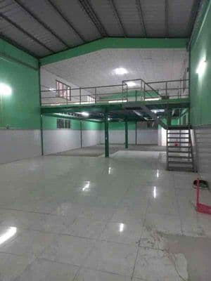 Kho đẹp Tân An , 9x30m. Đường xe cont. có gác lửng , wc