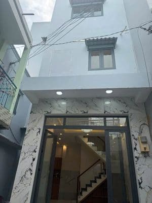 Xây mới Ba đình P9Q8 4,5 X 7,3 nở hậu 7m sổ hồng riêng HOÀN CÔNG mới