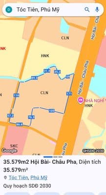 Bán Đất 35579m² giá 177 tỷ tại Xã Châu Pha TP. Hồ Chí Minh