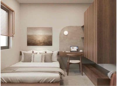 Căn hộ 1 phòng ngủ hoàn toàn mới ở hoà xuân