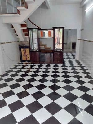 Cho thuê nhà hẻm 3m (bg) âu cơ, p.14, q.11, 11tr