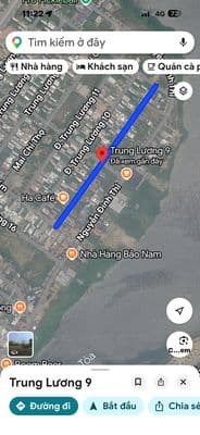 Chính chủ cho thuê đất đường Trung Lương 9