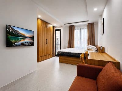 Căn hộ 1 phòng ngủ tại khu an thượng - gần biển mỹ khê