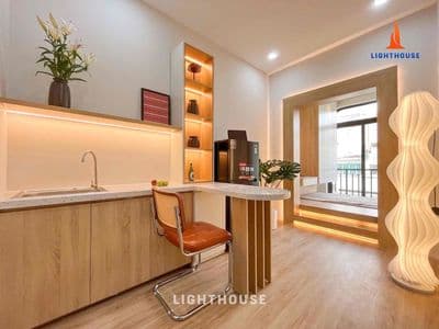 Cho thuê căn hộ studio ban công-đại học ueh-huflit-sư vạn hạnh
