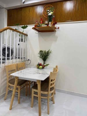 Nhà phố hẻm 206 XVNT gần cây xăng Thị Nghè,full nội thất