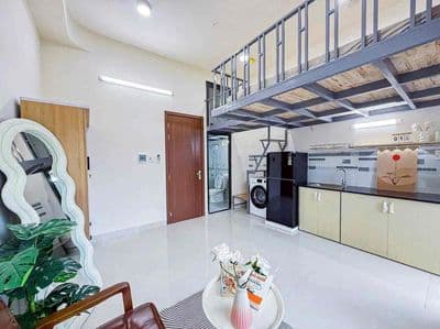 Căn hộ có gác thoáng mát ngay emart phan văn trị - gần iuh - vlu