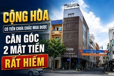 Nhà 2 mặt tiền Cộng Hòa - hiếm có - 4x20m, 4 tầng 36 tỷ