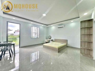 Căn hộ dịch vụ - studio ban công cực rộng ngay chợ an nhơn gò vấp