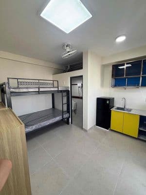Studio giường tầng mới 100% đi bộ qua đh Văn Lang Gần hutech uef UTH