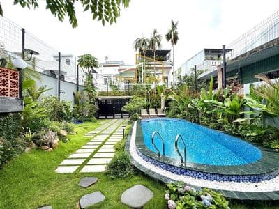Cho thuê biệt thự hồ bơi sân vườn chế lan viên