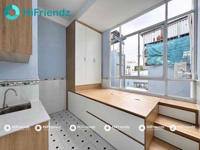 NEW 100% Studio cửa sổ lớn_NT Cơ bản_Không chung chủ gầnĐH Kiến Trúc