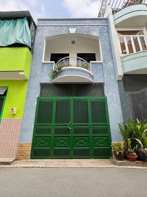 Nhà 4,2*12 trệt lầu xe hơi thông f8 cực rẻ