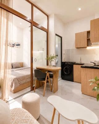 Cho thuê phòng 1PN An Hải 5, Đà Nẵng, full nội thất
