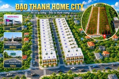 Nền full thổ cư góc 2 mặt tiền đường ô tô gần Siêu thị AEON Mỹ Tho