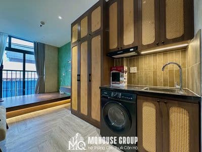 Cc mini mới 100% tone gỗ cực đẹp - thang máy gần vincom phan văn trị