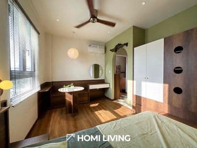 khai trương cho thuê căn hộ 1 phòng ngủ ban công cửa sổ máy giặt