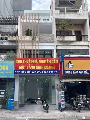 Cho thuê nhà mặt tiền 243b lê quang định – ngang 5m – nhà mới sửa lại